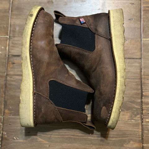 Danner Bull Run Chelsea in Brown Full Grain