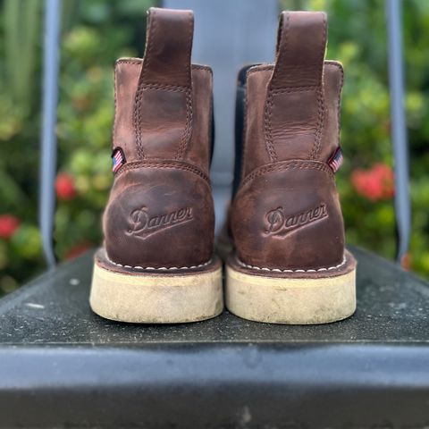 Danner Bull Run Chelsea in Brown Full Grain