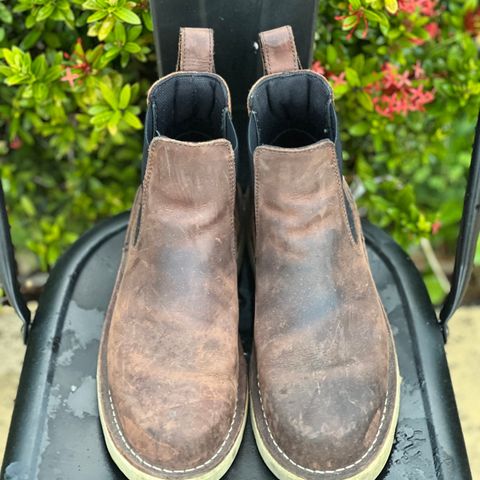 Danner Bull Run Chelsea in Brown Full Grain