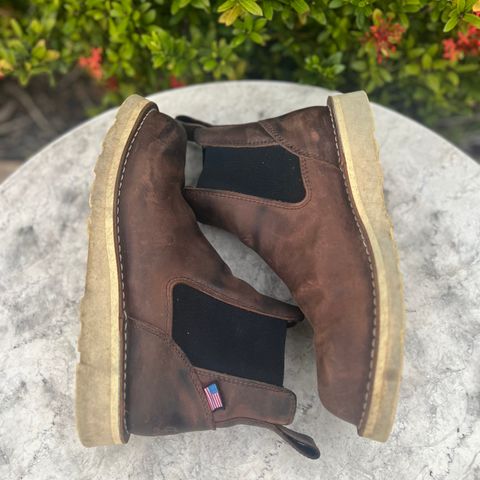 Danner Bull Run Chelsea in Brown Full Grain