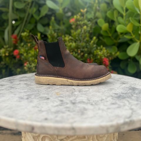 Danner Bull Run Chelsea in Brown Full Grain