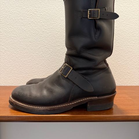 Search result thumbnail of John Lofgren Wabash Engineer Boots in Horween Black Chromexcel