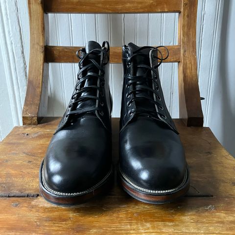 Viberg Service Boot in Horween Black Chromexcel