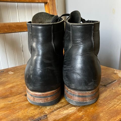Viberg Service Boot in Horween Black Chromexcel