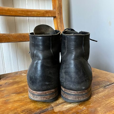 Viberg Service Boot in Horween Black Chromexcel