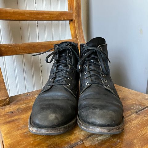 Viberg Service Boot in Horween Black Chromexcel