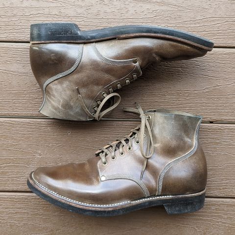 View photo of NF Bootmaker Milton Boot in Maryam Salvia Horsebutt