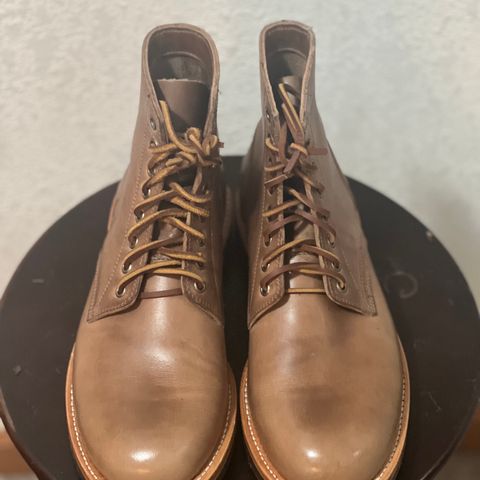 Oak Street Bootmakers Trench Boot in Horween Natural Chromexcel