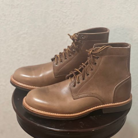Oak Street Bootmakers Trench Boot in Horween Natural Chromexcel