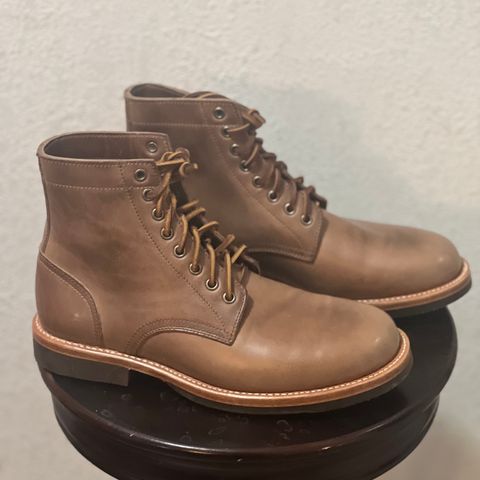 Oak Street Bootmakers Trench Boot in Horween Natural Chromexcel