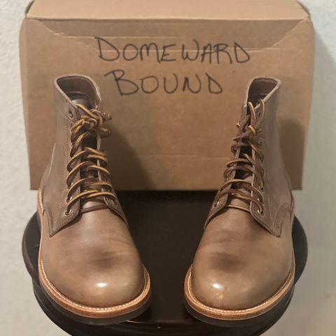 Oak Street Bootmakers Trench Boot in Horween Natural Chromexcel