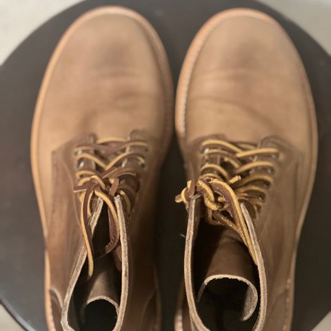 Oak Street Bootmakers Trench Boot in Horween Natural Chromexcel