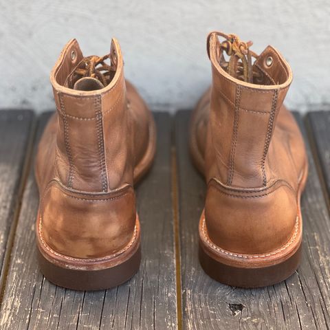Oak Street Bootmakers Trench Boot in Horween Natural Chromexcel