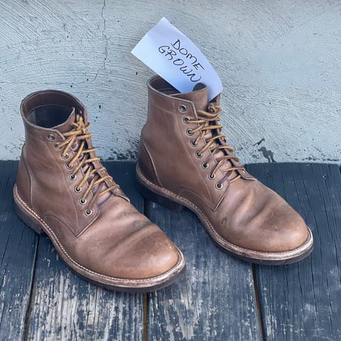 Oak Street Bootmakers Trench Boot in Horween Natural Chromexcel