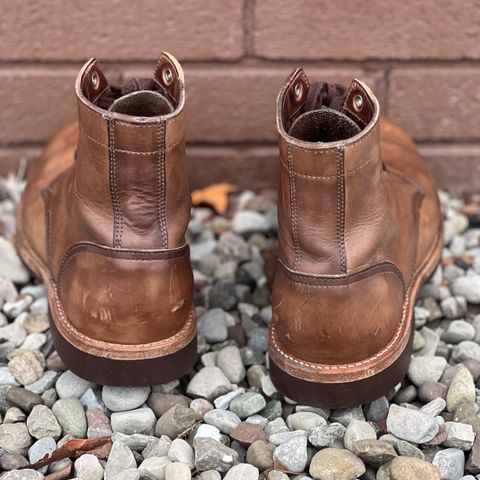 Oak Street Bootmakers Trench Boot in Horween Natural Chromexcel