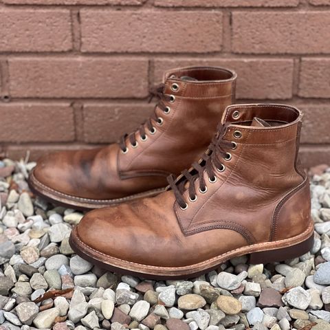 Oak Street Bootmakers Trench Boot in Horween Natural Chromexcel