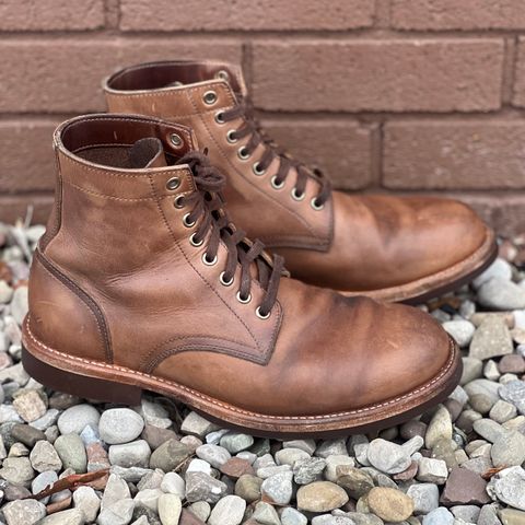 Oak Street Bootmakers Trench Boot in Horween Natural Chromexcel