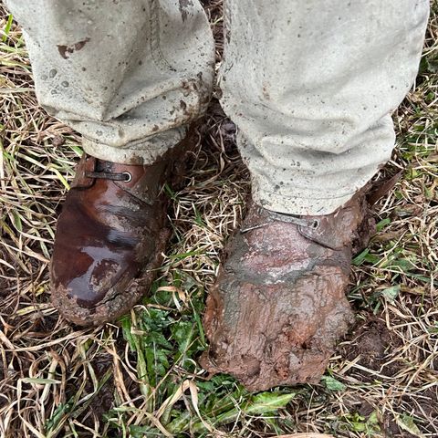 Oak Street Bootmakers Trench Boot in Horween Natural Chromexcel