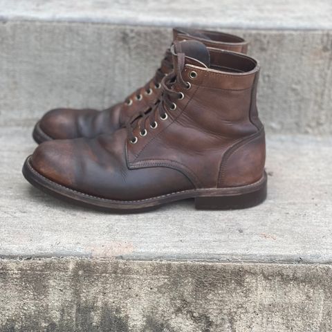 Oak Street Bootmakers Trench Boot in Horween Natural Chromexcel