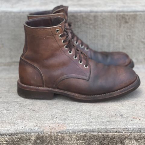 Oak Street Bootmakers Trench Boot in Horween Natural Chromexcel