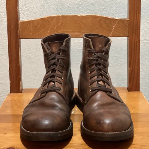 Oak Street Bootmakers Trench Boot in Horween Natural Chromexcel