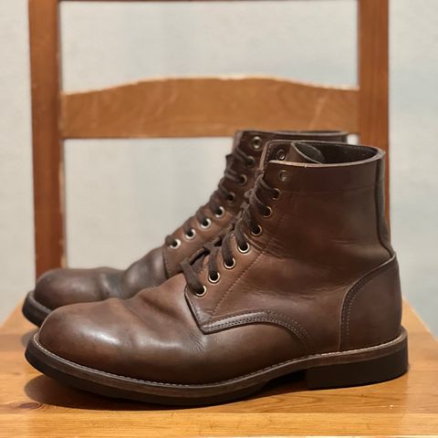 Oak Street Bootmakers Trench Boot in Horween Natural Chromexcel