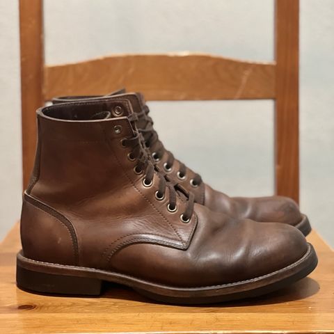 Oak Street Bootmakers Trench Boot in Horween Natural Chromexcel