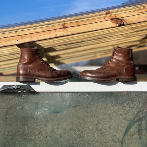 Oak Street Bootmakers Trench Boot in Horween Natural Chromexcel