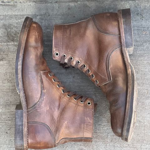 Oak Street Bootmakers Trench Boot in Horween Natural Chromexcel