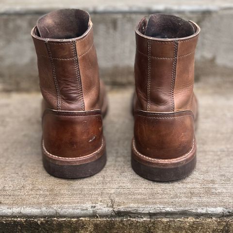 Oak Street Bootmakers Trench Boot in Horween Natural Chromexcel