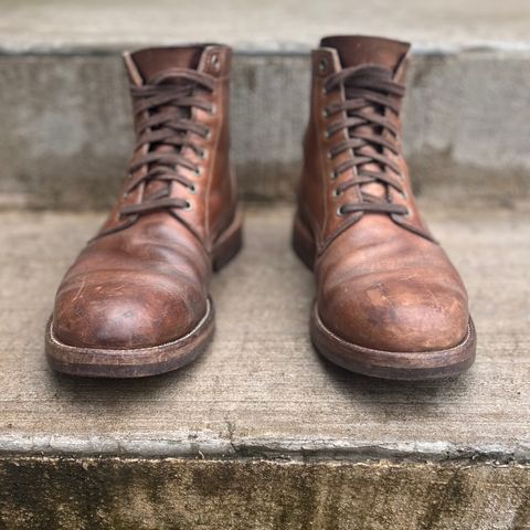 Oak Street Bootmakers Trench Boot in Horween Natural Chromexcel