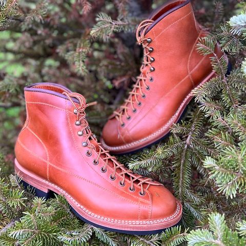Hidalgo Boots Monkey Boot in Indonesian Java Brown Pull Up