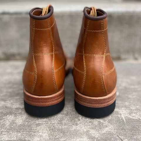 Hidalgo Boots Monkey Boot in Indonesian Java Brown Pull Up