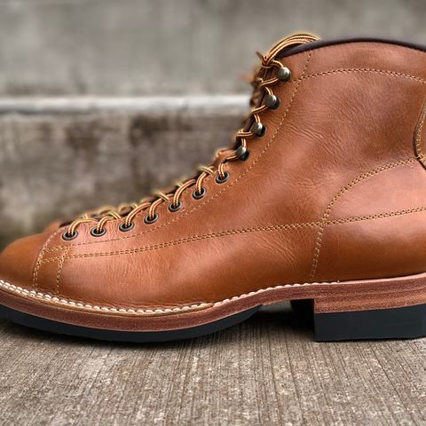 Hidalgo Boots Monkey Boot in Indonesian Java Brown Pull Up