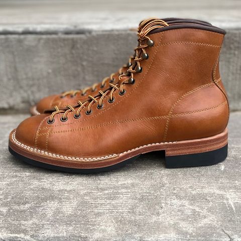 Hidalgo Boots Monkey Boot in Indonesian Java Brown Pull Up