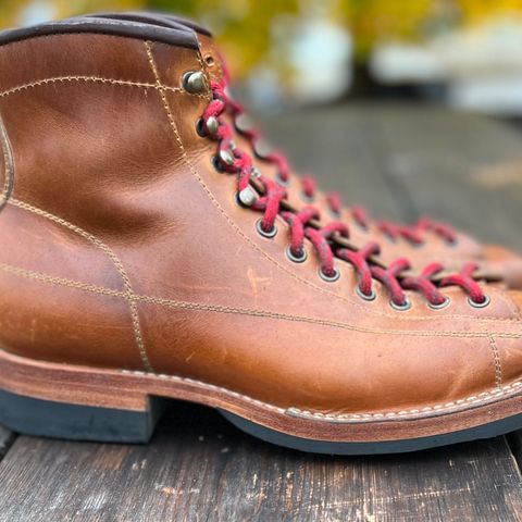 Hidalgo Boots Monkey Boot in Indonesian Java Brown Pull Up