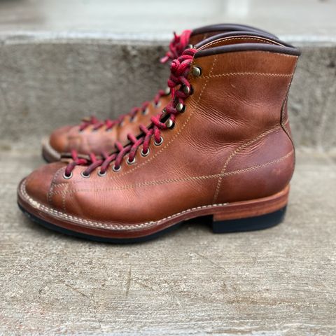 Hidalgo Boots Monkey Boot in Indonesian Java Brown Pull Up