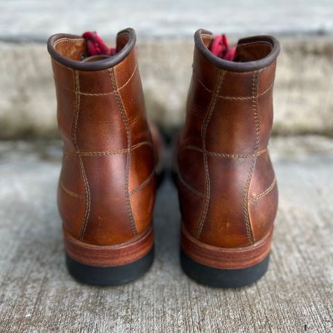 Hidalgo Boots Monkey Boot in Indonesian Java Brown Pull Up