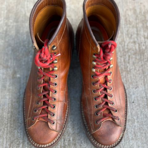 Hidalgo Boots Monkey Boot in Indonesian Java Brown Pull Up