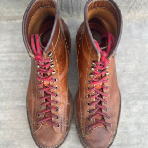 Hidalgo Boots Monkey Boot in Indonesian Java Brown Pull Up