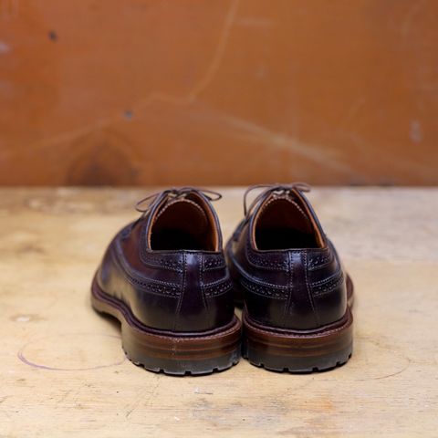 Alden Long Wing Blucher in Horween Color 8 Shell Cordovan