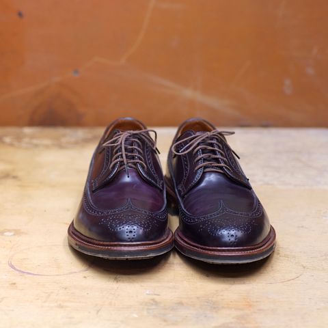 Alden Long Wing Blucher in Horween Color 8 Shell Cordovan