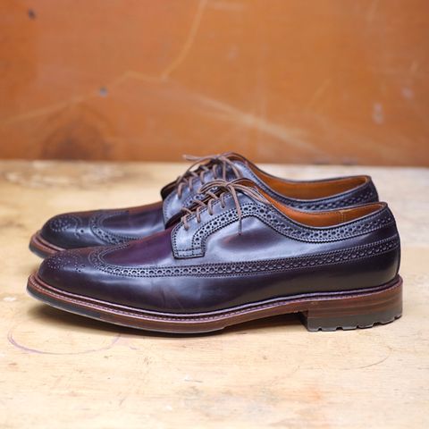 Alden Long Wing Blucher in Horween Color 8 Shell Cordovan
