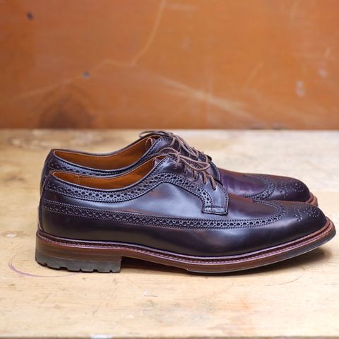Alden Long Wing Blucher in Horween Color 8 Shell Cordovan