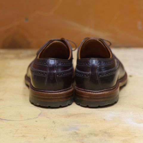 Alden Long Wing Blucher in Horween Color 8 Shell Cordovan
