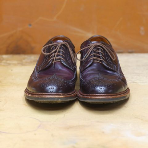 Alden Long Wing Blucher in Horween Color 8 Shell Cordovan