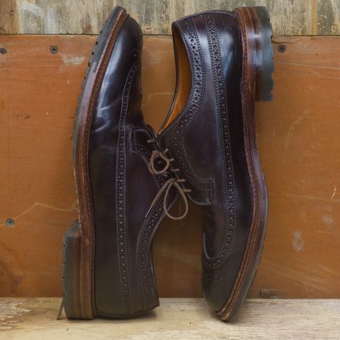 Alden Long Wing Blucher in Horween Color 8 Shell Cordovan