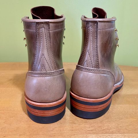 Nicks MTO in Horween Natural Chromexcel