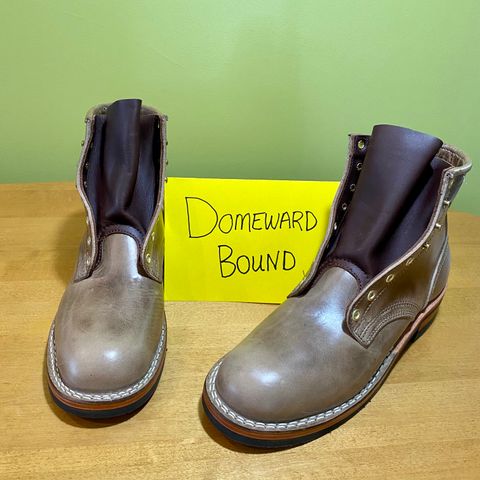 Nicks MTO in Horween Natural Chromexcel