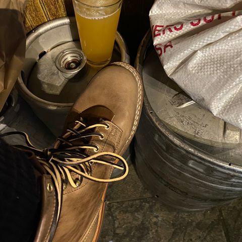 Nicks MTO in Horween Natural Chromexcel